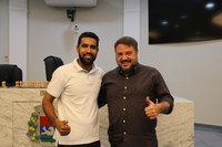 Presidente da Câmara de Catanduva recebe a visita do presidente da Câmara de Novais