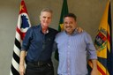 Presidente da Câmara recebe visita de cortesia do chefe do Instituto de Criminalística de Catanduva
