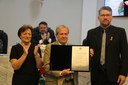 Vicente Chiavolotti, da Cocam, recebe o título de Cidadão Catanduvense